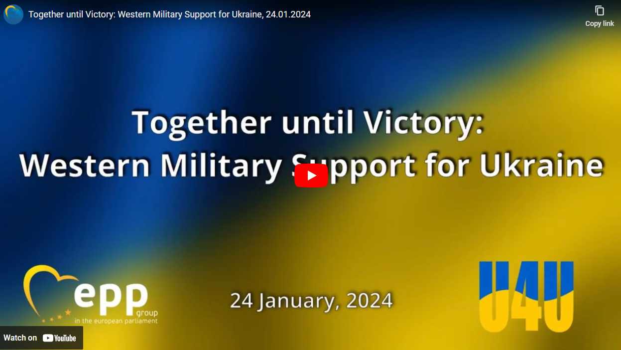 Together until Victory: Western Military Support for Ukraine