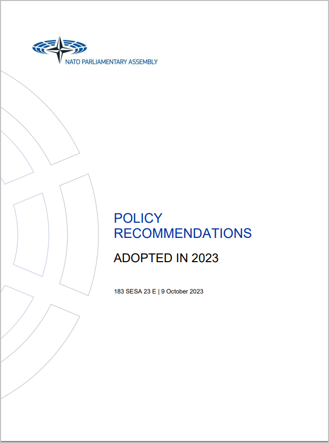 NATO Policy Recommendations 2023